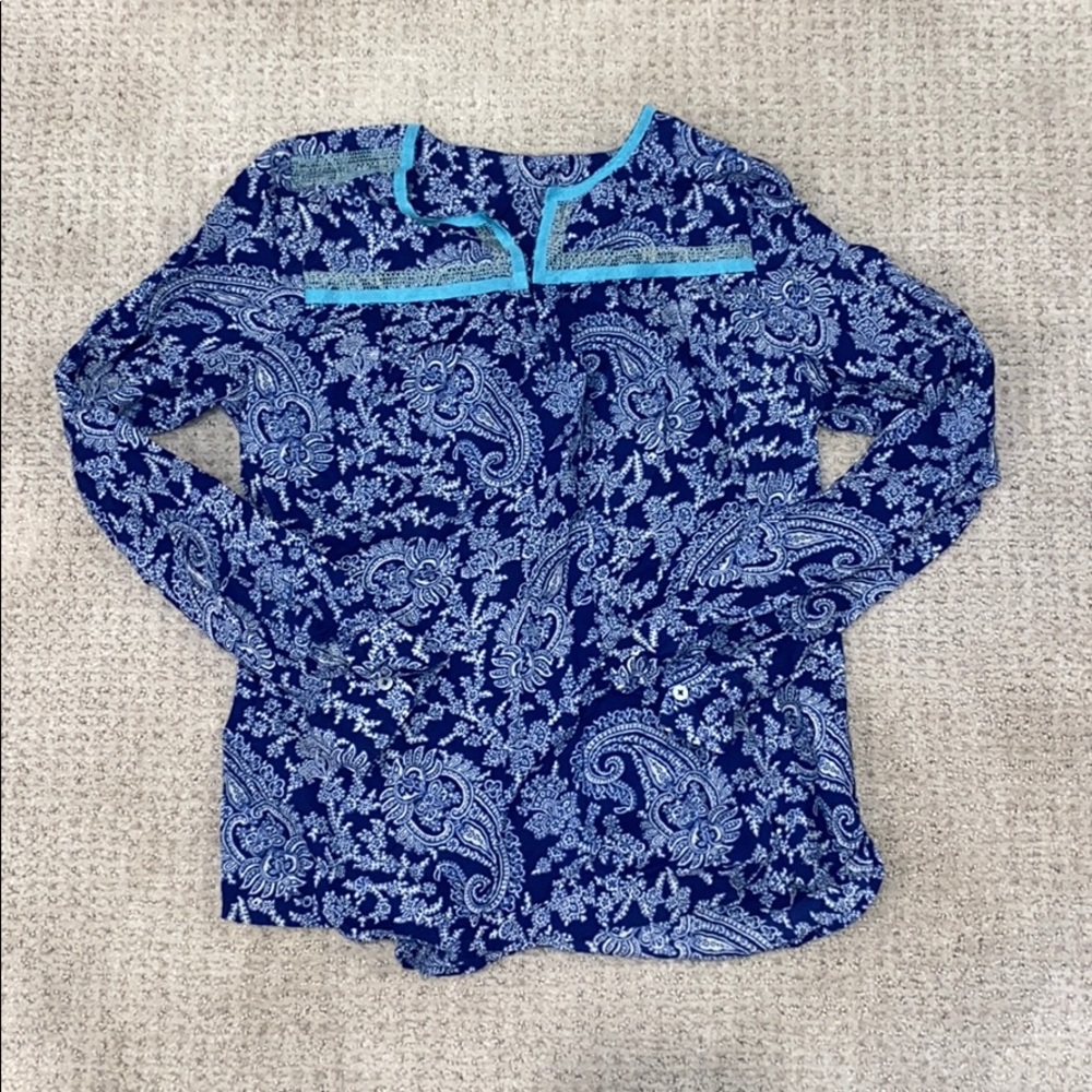 Paisley Tunic Blouse